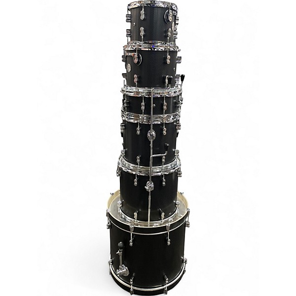 Used PDP by DW 6 Piece Concept Maple Carbon Fiber Drum Kit