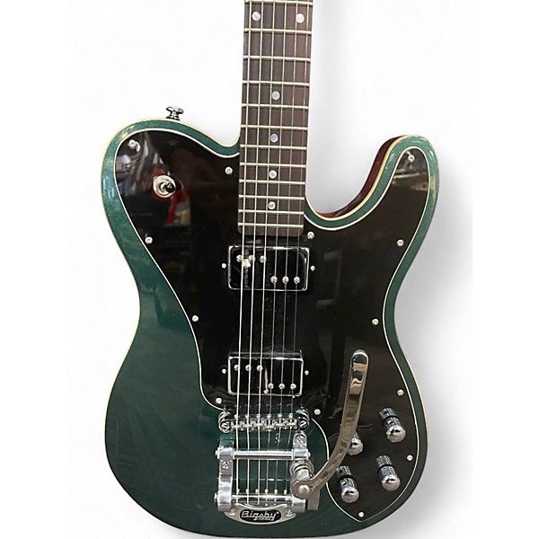 Used Schecter Guitar Research Diamond Series PT RACING GREEN Solid Body Electric Guitar