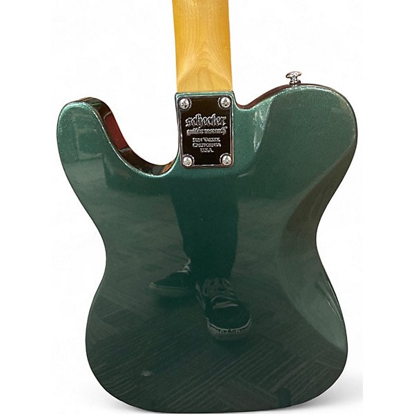 Used Schecter Guitar Research Diamond Series PT RACING GREEN Solid Body Electric Guitar