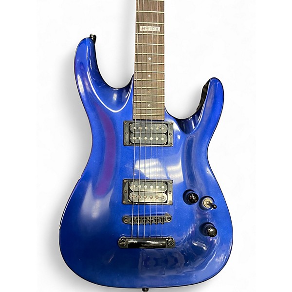 Used ESP LTD H100 Blue Solid Body Electric Guitar