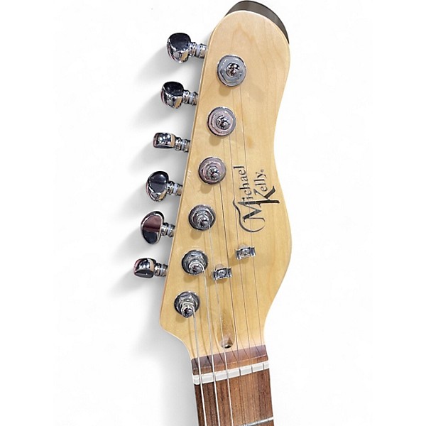 Used Michael Kelly Custom Collection 65 Solid Body Electric Guita Striped Ebony Solid Body Electric Guitar