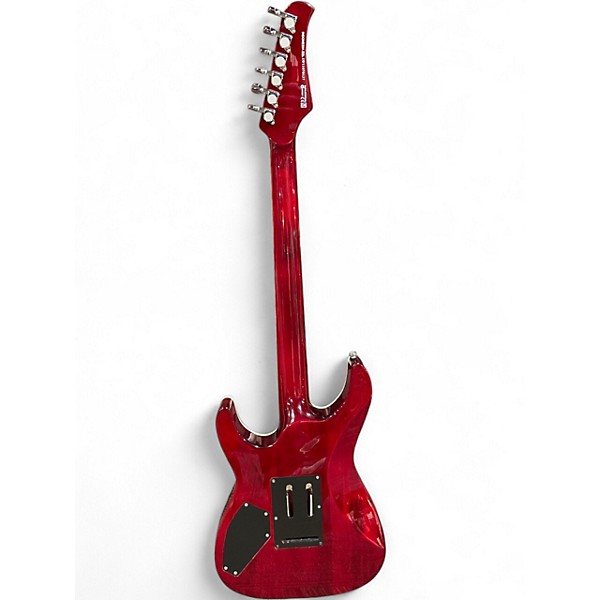 Used Xaviere XV-890 Red Solid Body Electric Guitar
