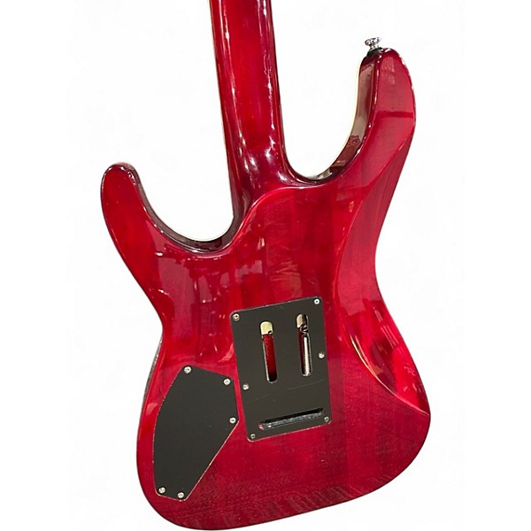 Used Xaviere XV-890 Red Solid Body Electric Guitar