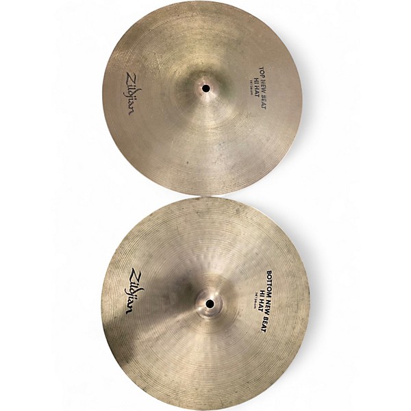 Used Zildjian 14in New Beat Hi Hat Pair Cymbal