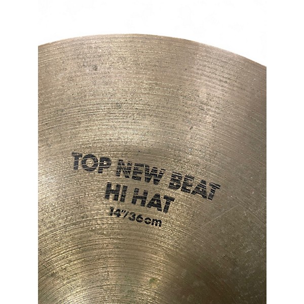 Used Zildjian 14in New Beat Hi Hat Pair Cymbal