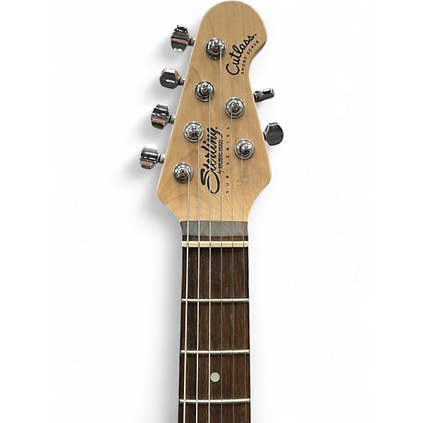 Used Sterling by Music Man CUTLASS PINK Solid Body Electric Guitar