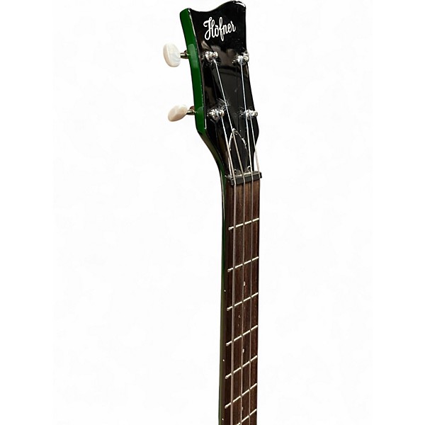 Used Hofner Ignition Club Green Burst Electric Bass Guitar
