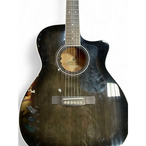 Used Guild OM-260CE Deluxe Flamed Mahogany Acoustic Guitar