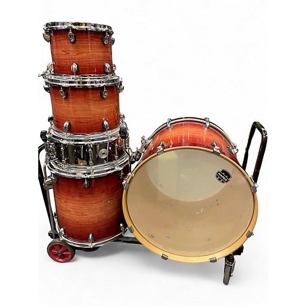 Used Mapex 5 Piece ARMORY SERIES REDWOOD BURST Drum Kit