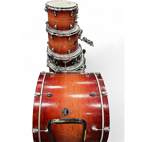 Used Mapex 5 Piece ARMORY SERIES REDWOOD BURST Drum Kit