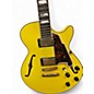 Used D'Angelico DELUXE SSSP SEMI HALLOW BODY Yellow Hollow Body Electric Guitar
