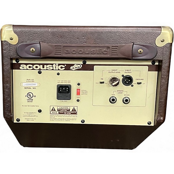 Used Acoustic A20 20W Acoustic Guitar Combo Amp