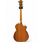 Used Taylor 114CE Left Handed Natural Acoustic Electric Guitar