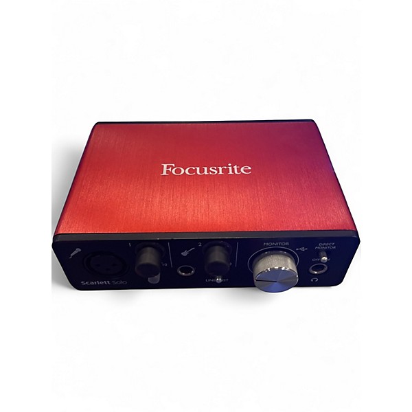 Used Focusrite Scarlett Solo Audio Interface
