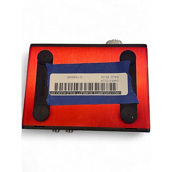 Used Focusrite Scarlett Solo Audio Interface