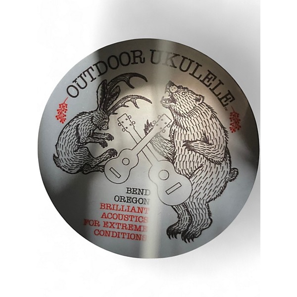 Used Outdoor PLASTIC TENOR GREY BLACK Ukulele