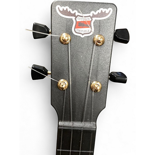 Used Outdoor PLASTIC TENOR GREY BLACK Ukulele