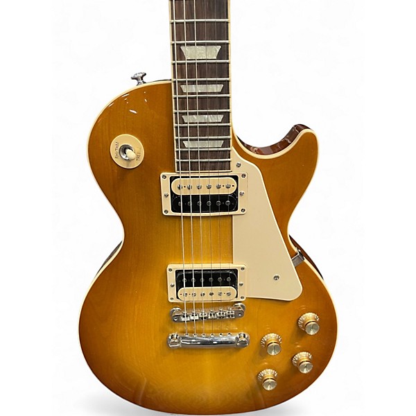 Used Gibson Les Paul Classic Honey Burst Solid Body Electric Guitar