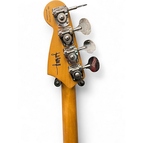 Used Fender JUSTIN MENDEL JOHNSON Daphne Blue Electric Bass Guitar