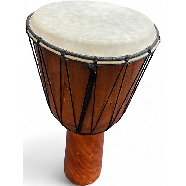 Used Miscellaneous WOOD CARVED DJEMBE Djembe