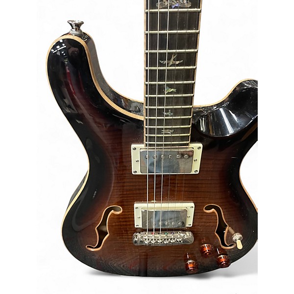 Used PRS PIEZO SE 2 Tone Sunburst Hollow Body Electric Guitar