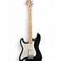 Used 2025 Squier Sonic strat Left Handed Black Solid Body Electric Guitar thumbnail