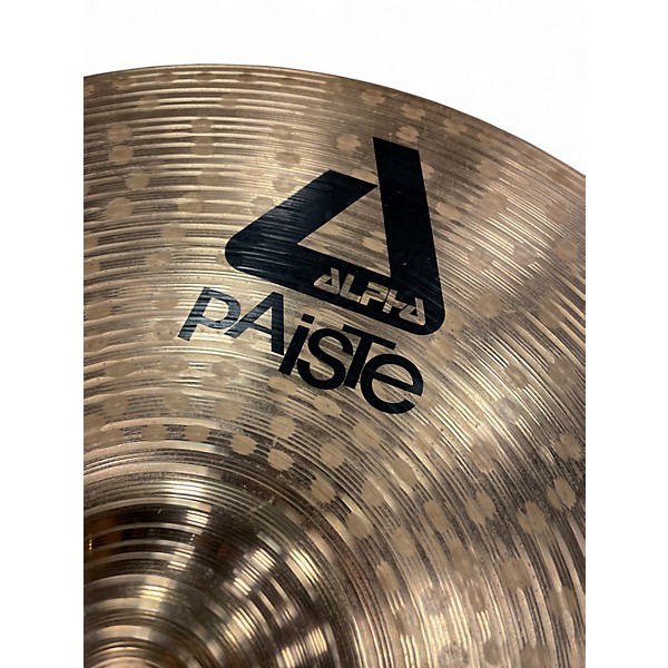 Used Paiste 16in Alpha Thin Crash Cymbal