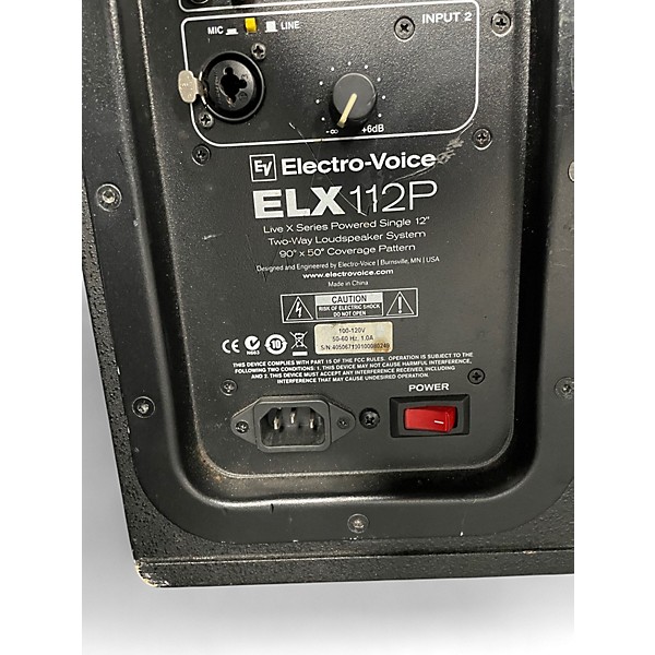 Used Electro-Voice ELX112P Powered Speaker