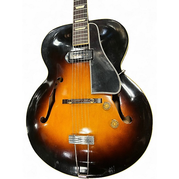 Vintage 1953 Gibson es150 Tobacco Burst Hollow Body Electric Guitar