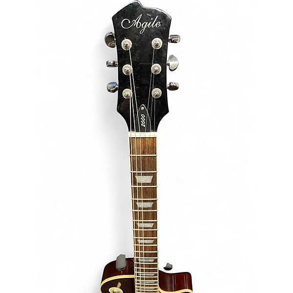 Used Agile 200 Sunburst Solid Body Electric Guitar