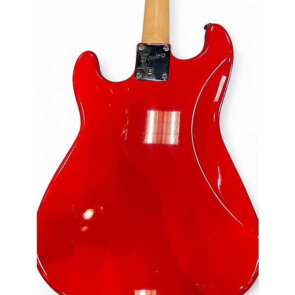 Used Squier MINI Candy Apple Red Solid Body Electric Guitar