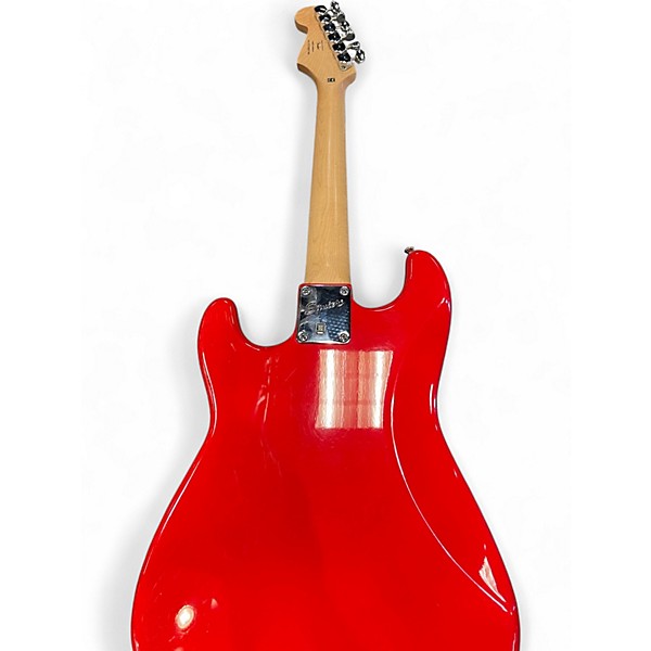 Used Squier MINI Candy Apple Red Solid Body Electric Guitar