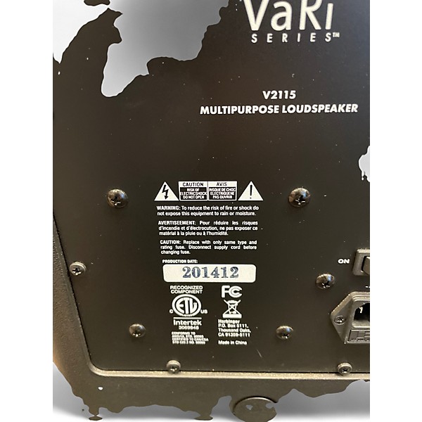 Used Harbinger VARI V2115 Powered Speaker