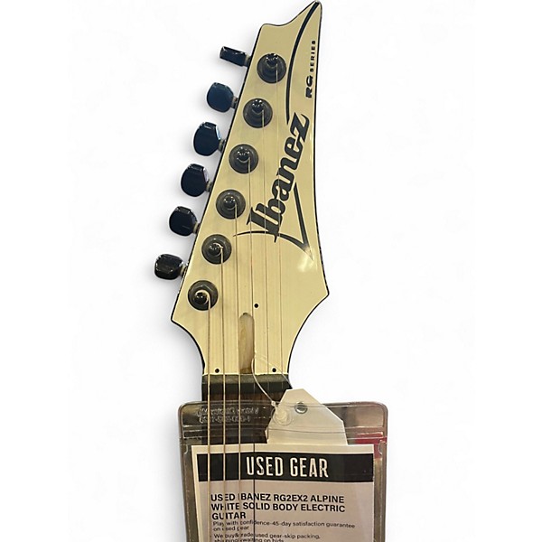 Used Ibanez RG2EX2 Alpine White Solid Body Electric Guitar