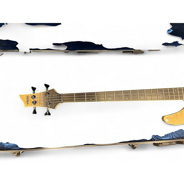 Used Schecter Guitar Research SLS ELITE 4 Black Fade Burst Electric Bass Guitar