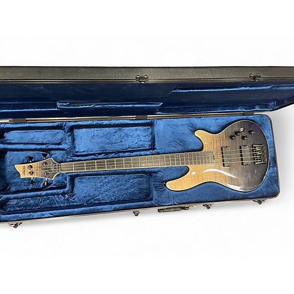 Used Schecter Guitar Research SLS ELITE 4 Black Fade Burst Electric Bass Guitar