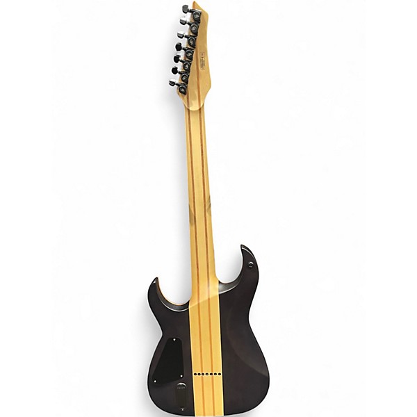 Used Harley Benton Amarok 7 BKNT Black Natural Flame Burst Solid Body Electric Guitar