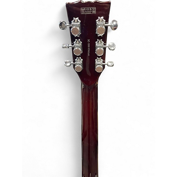 Used Harley Benton SC550 II Deluxe Paradise Colin Burst Solid Body Electric Guitar