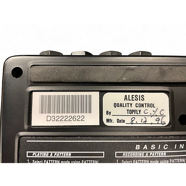 Used Alesis SR16 Drum Machine