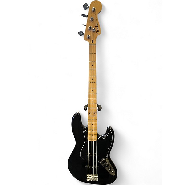 Used Fender Standard Jazz Bass Black Electric Bass Guitar