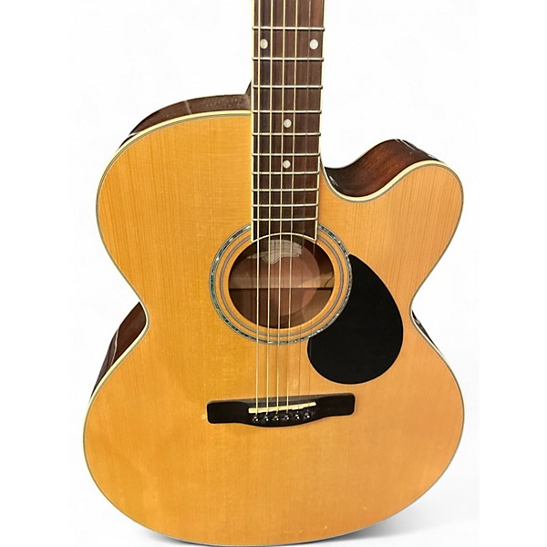 Used Greg Bennett Design by Samick GJ-100SCE Natural Acoustic Electric Guitar