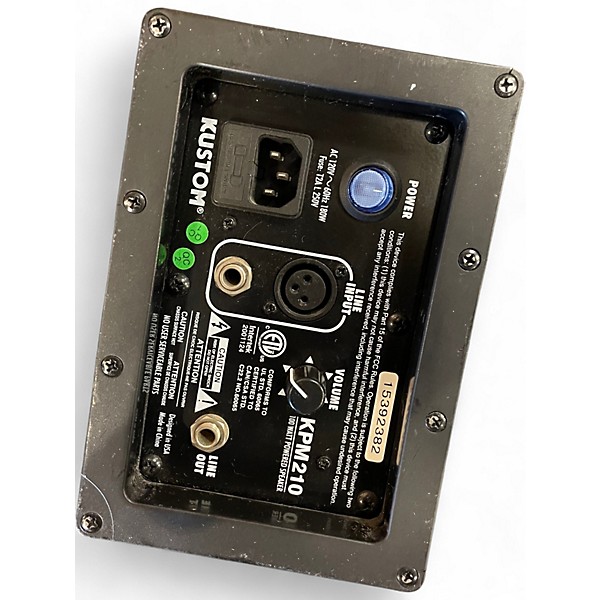 Used Kustom PA kpm210 Powered Monitor