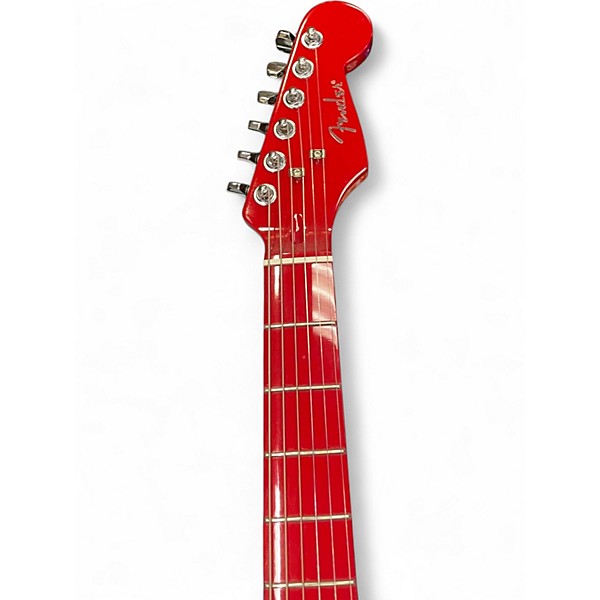 Used Fender So Cal Speed Shop Stratocaster red/white Solid Body Electric Guitar