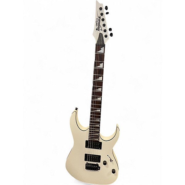 Used Ibanez GRG120BDX White Solid Body Electric Guitar