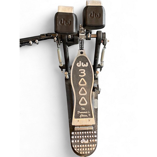 Used DW 3000 Series Double Double Bass Drum Pedal