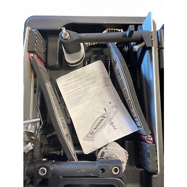 Used DW 9000 Series Double Double Bass Drum Pedal