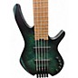 Used Cort Space5 Trans Green Electric Bass Guitar