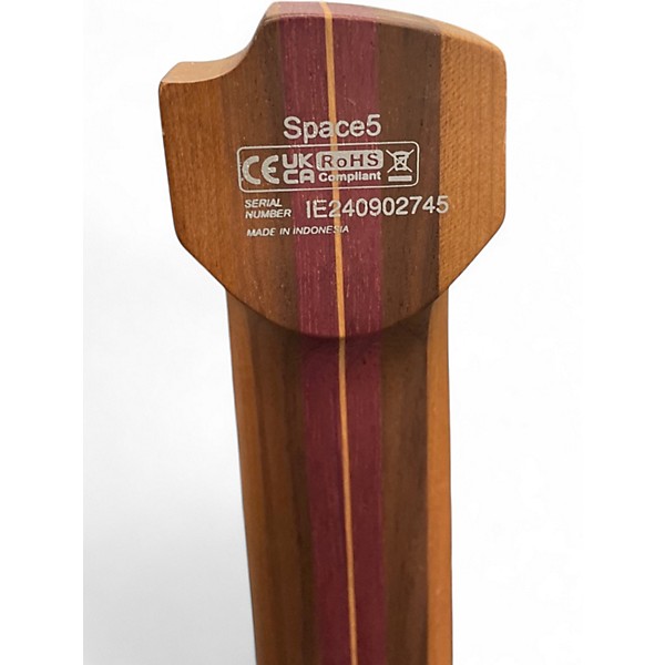 Used Cort Space5 Trans Green Electric Bass Guitar