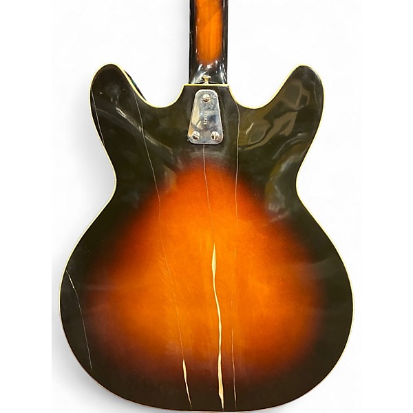 Vintage 1967 Hagstrom VIKING I 2 Color Sunburst Hollow Body Electric Guitar