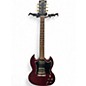 Used 2017 Gibson sg tribute Cherry Solid Body Electric Guitar thumbnail